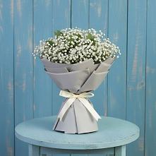 Букет цветов из:  Гипсофила #REPLACE_PRED# Зарево