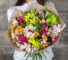 Букет цветов из:  Альстромерии #REPLACE_PRED# Зарево