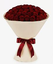 Букет 101 Бордовая роза Блэк Бакарра в Зарево