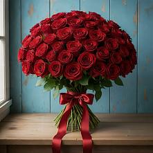 Букет Красные розы Блэк Меджик в Зарево