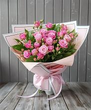 Букет Розовый кустик #REPLACE_PRED# Зарево