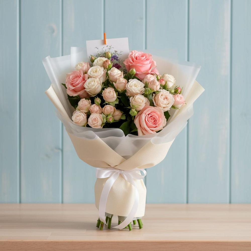 Букет цветов из: Розы в Зарево