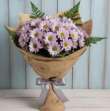 Букет цветов из:  Хризантемы в Зарево