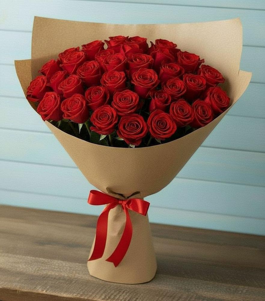 Букет Красные розы Милано в Зарево