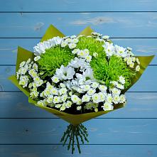 Букет цветов из:  Хризантемы в Зарево
