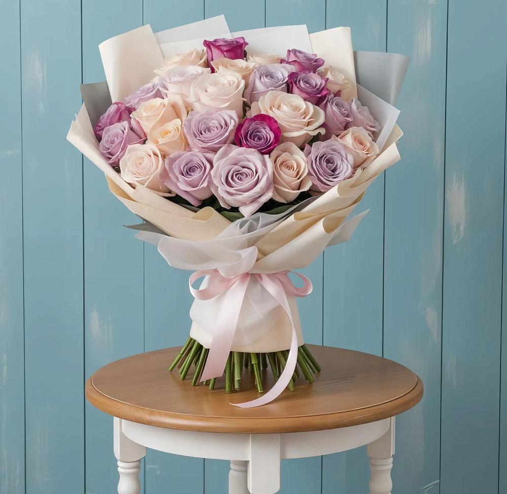 Букет цветов из: Розы в Зарево