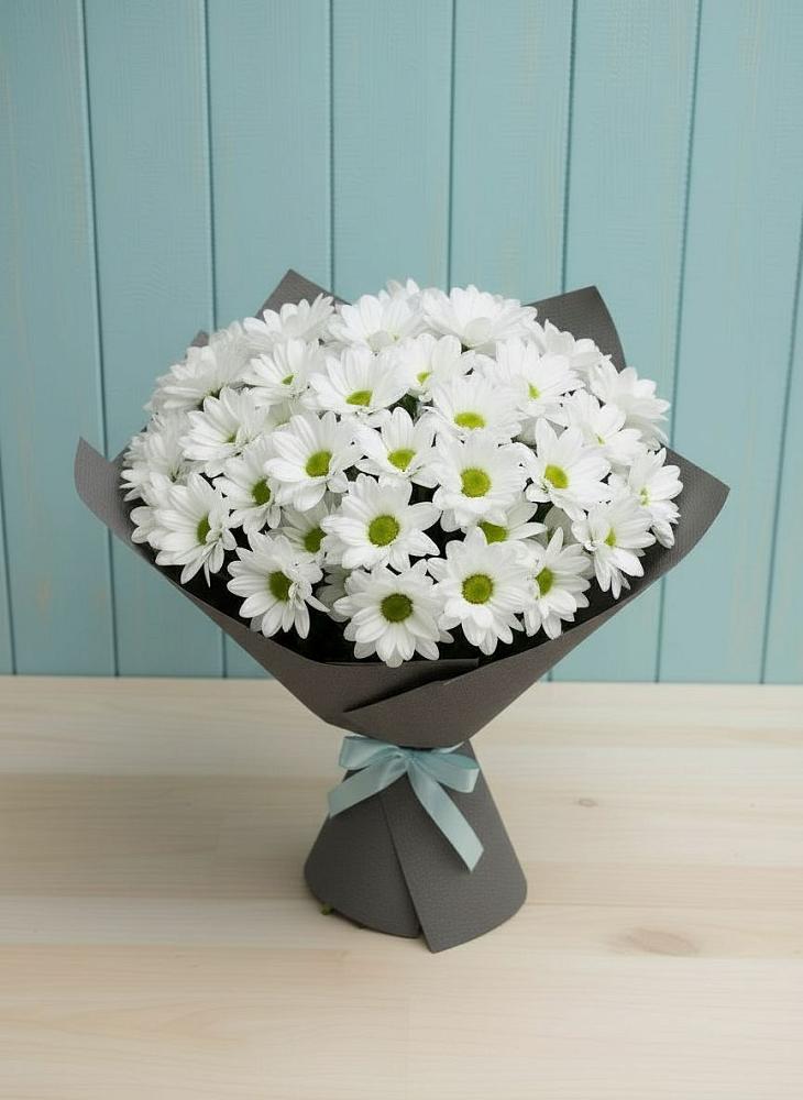 Букет цветов из: Хризантемы в Зарево