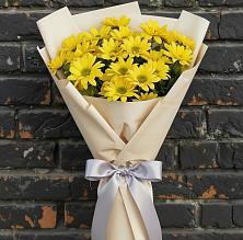 Букет цветов из:  Хризантемы в Зарево