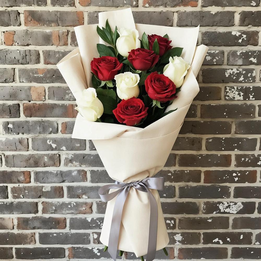 Букет цветов из: Розы в Зарево