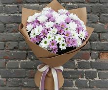 Букет цветов из:  Хризантемы в Зарево