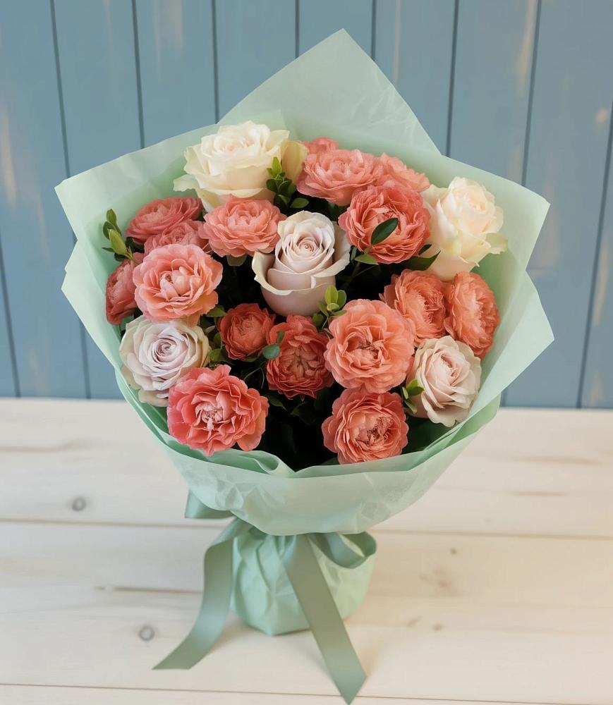 Букет цветов из: Розы в Зарево