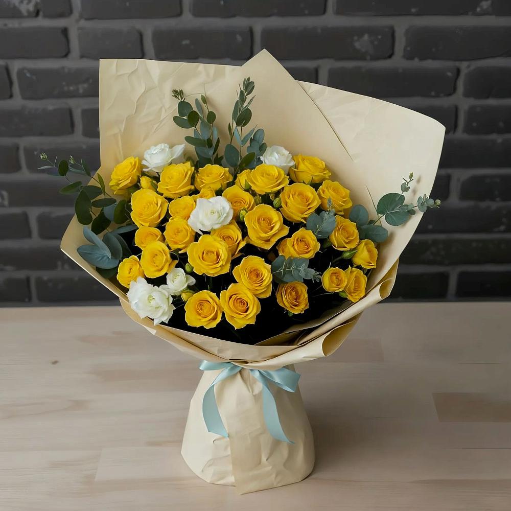 Букет цветов из: Розы в Зарево