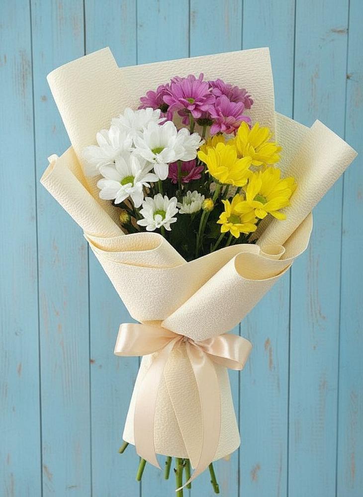 Букет цветов из: Хризантемы в Зарево