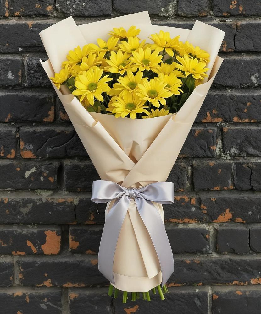 Букет цветов из: Хризантемы в Зарево