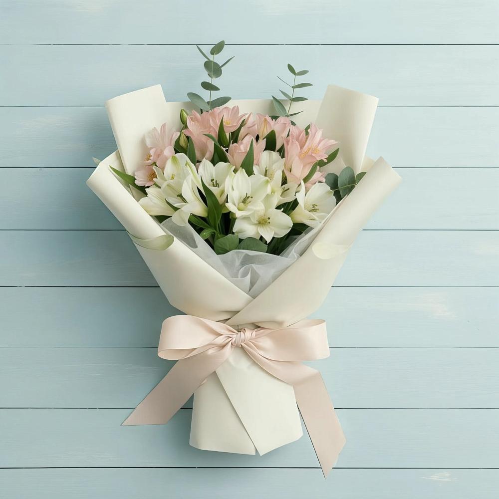 Букет цветов из: Альстромерии в Зарево