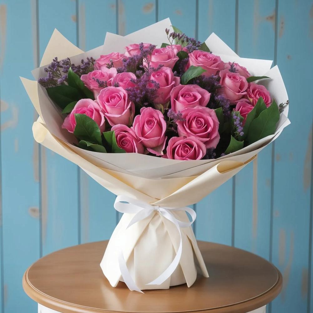 Букет цветов из: Розы в Зарево