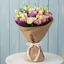 Букет цветов из:  Лизиантусы в Зарево