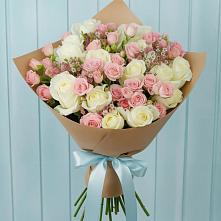 Букет цветов из:  Розы #REPLACE_PRED# Зарево